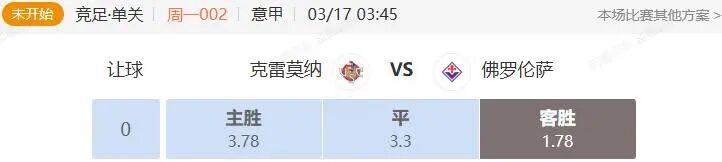 元游棋牌app下载-意甲+西甲串关解析 克雷莫纳VS佛罗伦萨 巴列卡诺VS莱万特